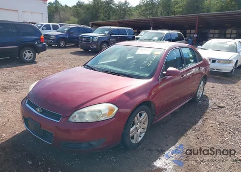 2011 Chevrolet Impala Lt из США, поврежденный, VIN 2G1WG5EK6B1160218